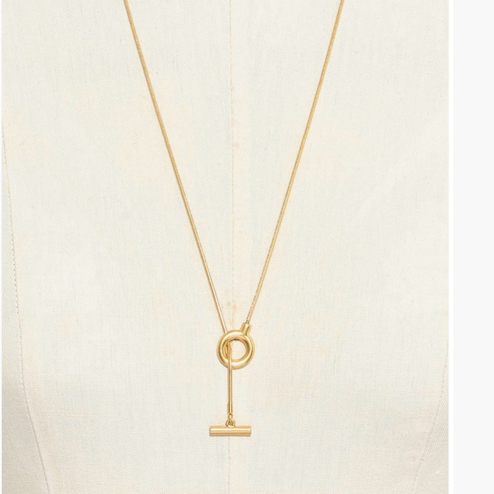Madewell Toggle Lariant Necklace